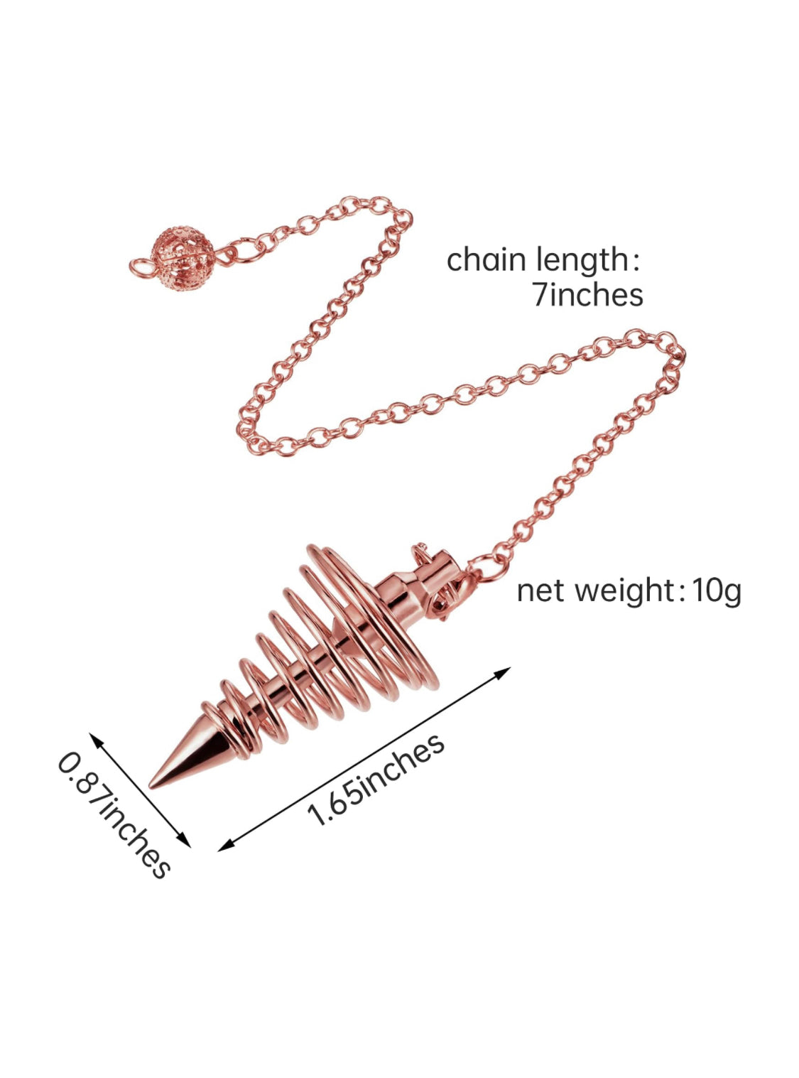 Copper Metal Pendulum