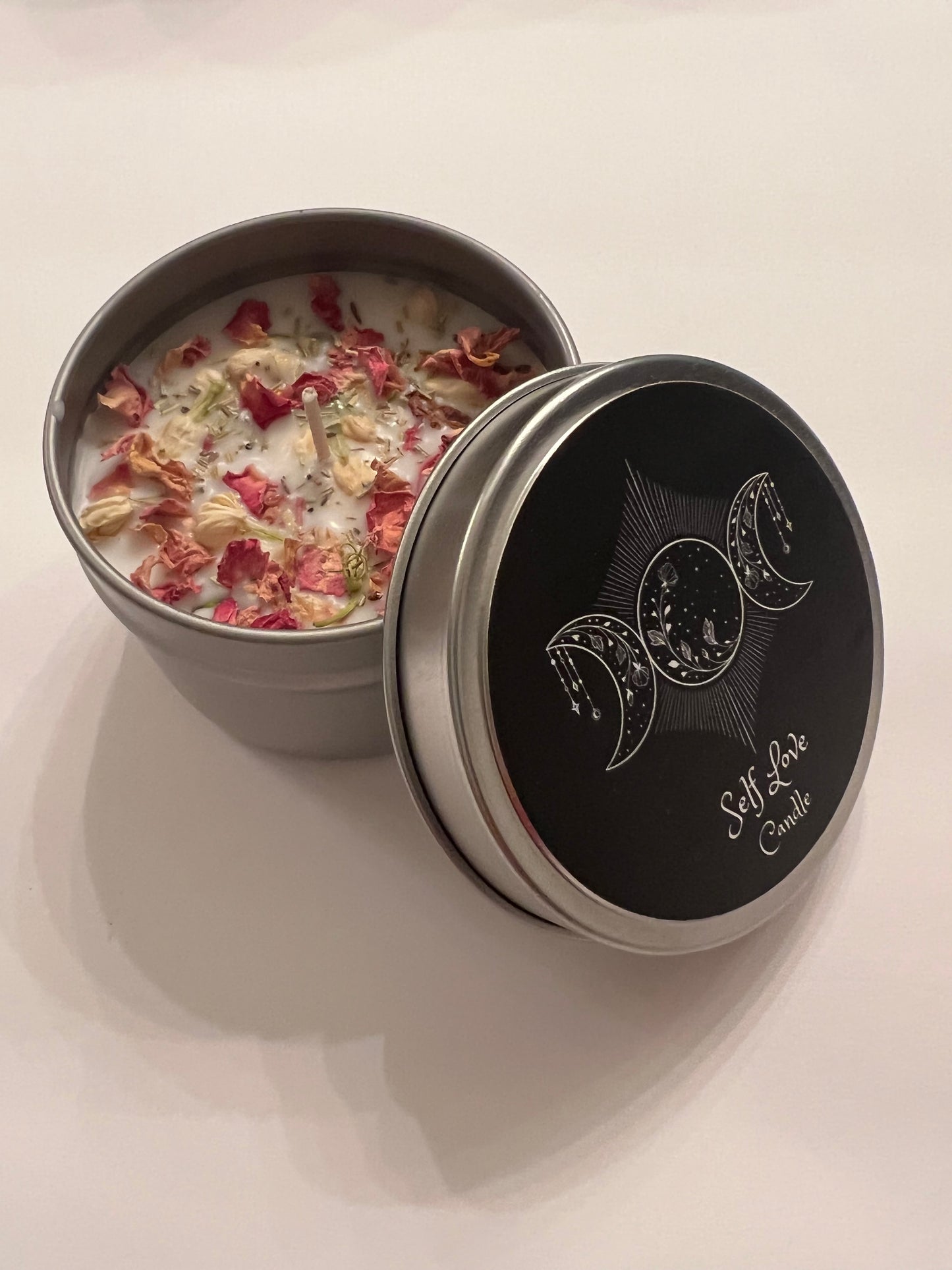 Self Love 6oz Scented Herbal Candle