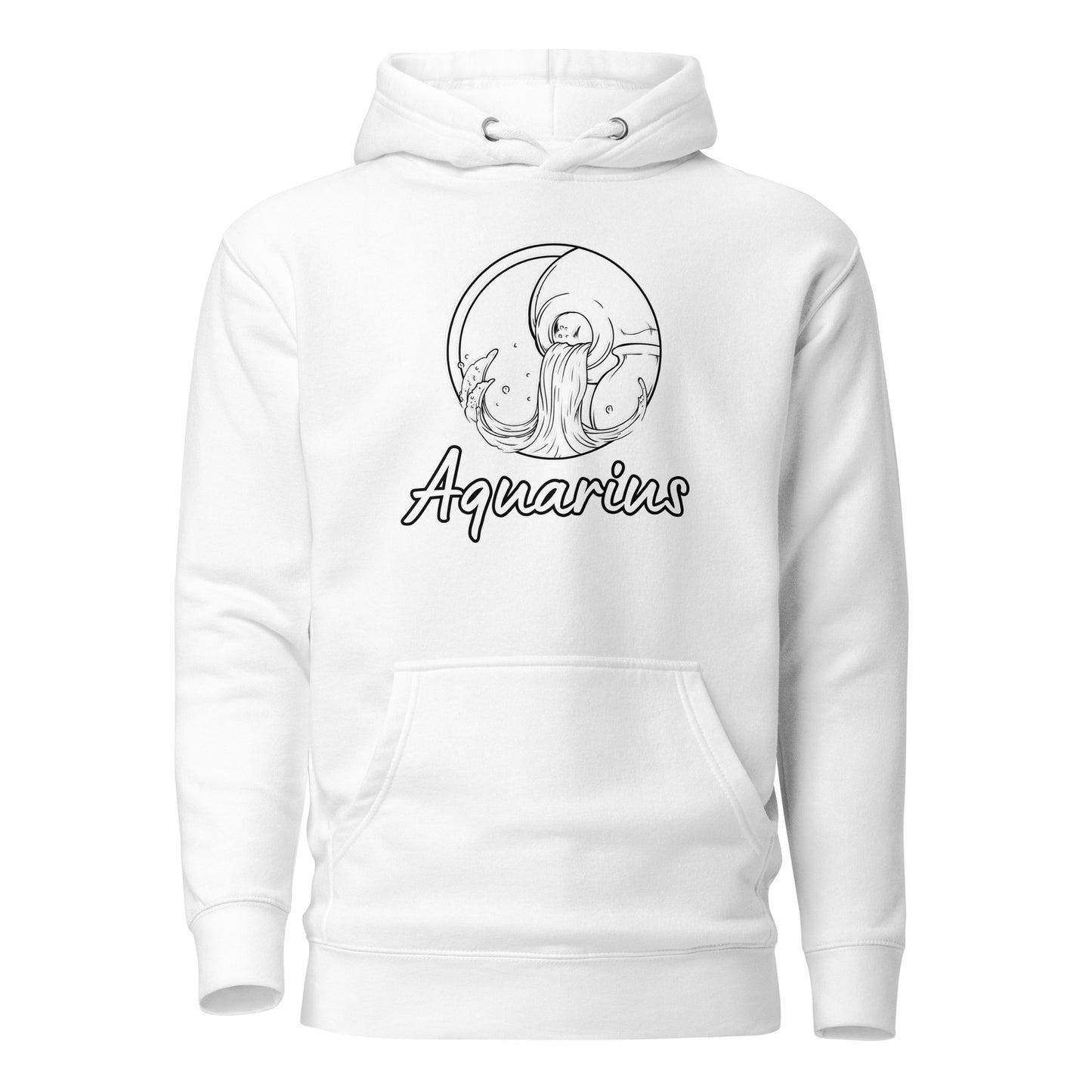 Aquarius Mens Hoodie