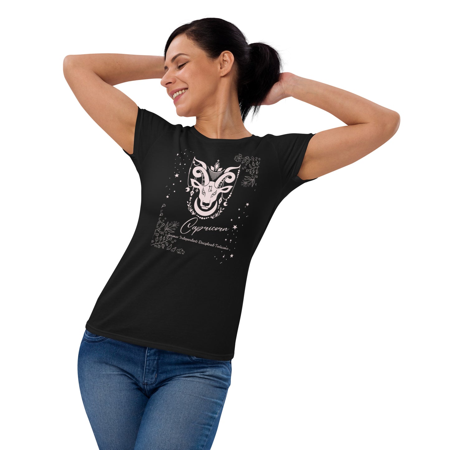 Capricorn Black T Shirt