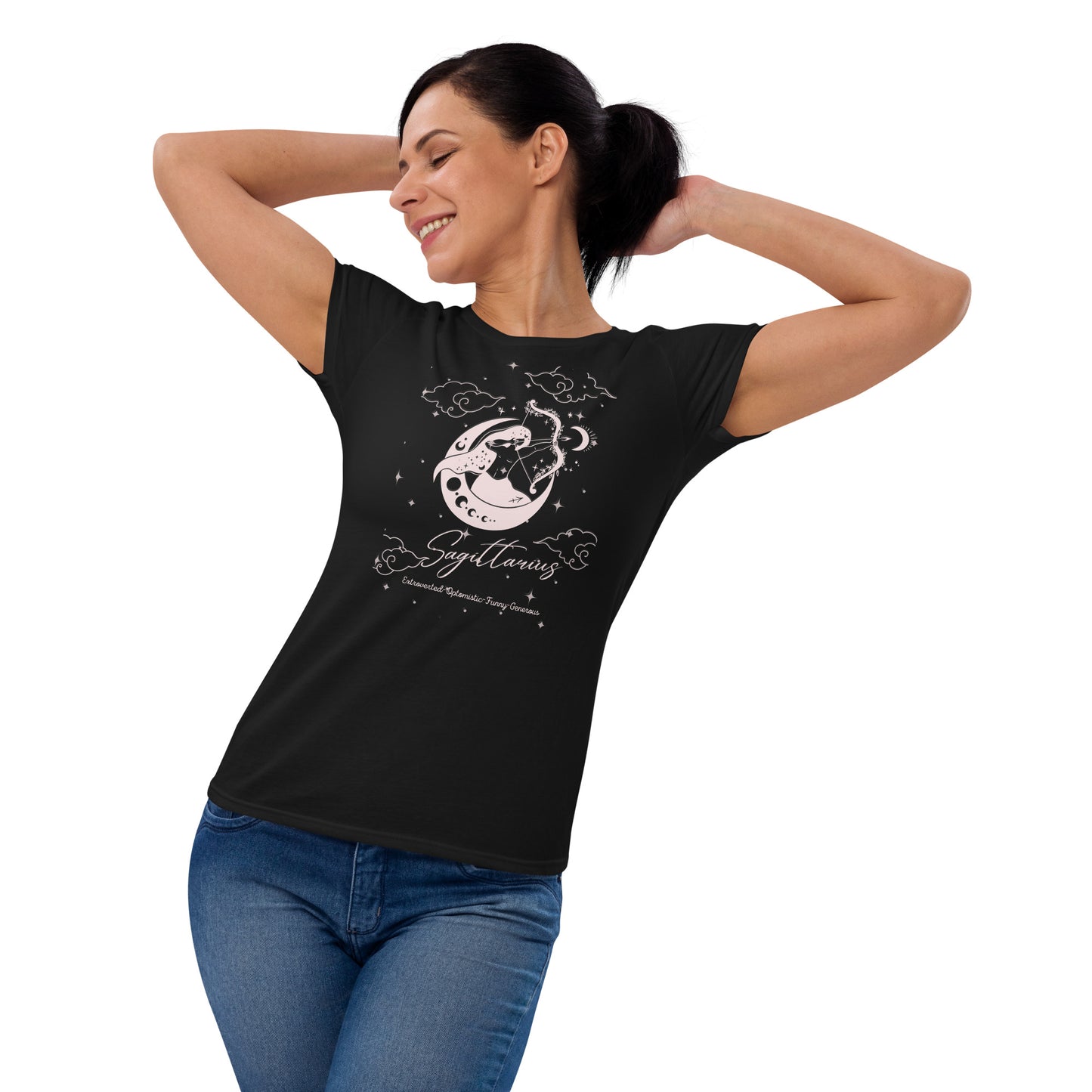 Sagittarius Black T Shirt