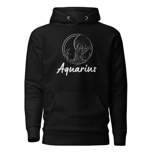 Aquarius Mens Hoodie