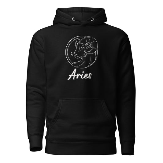 Aries Mens Hoodie