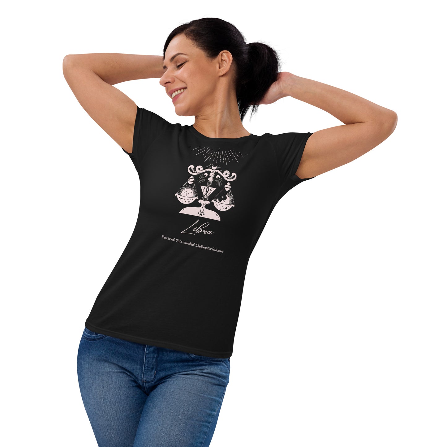 Libra Black T Shirt